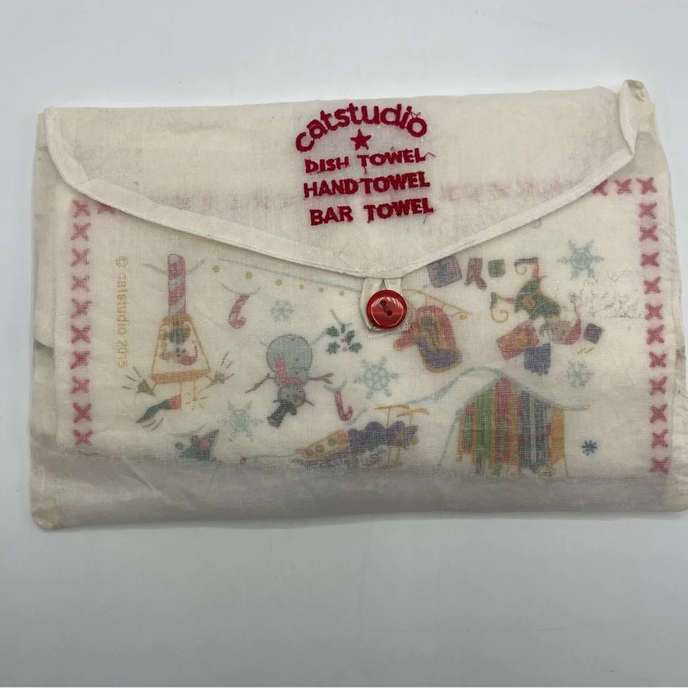 Catstudio North Pole Dish Towel Hand Bar Towel